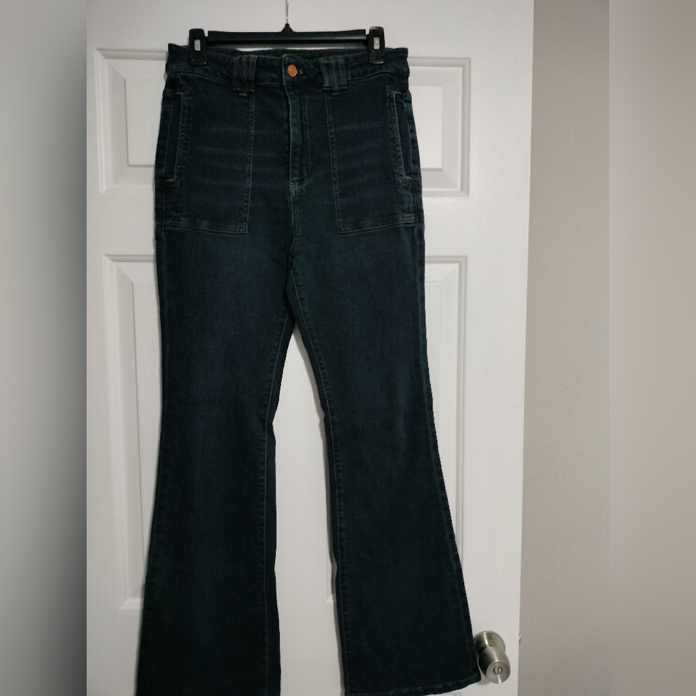 Anthropologie Pilcro The Icon Dark Denim Jeans